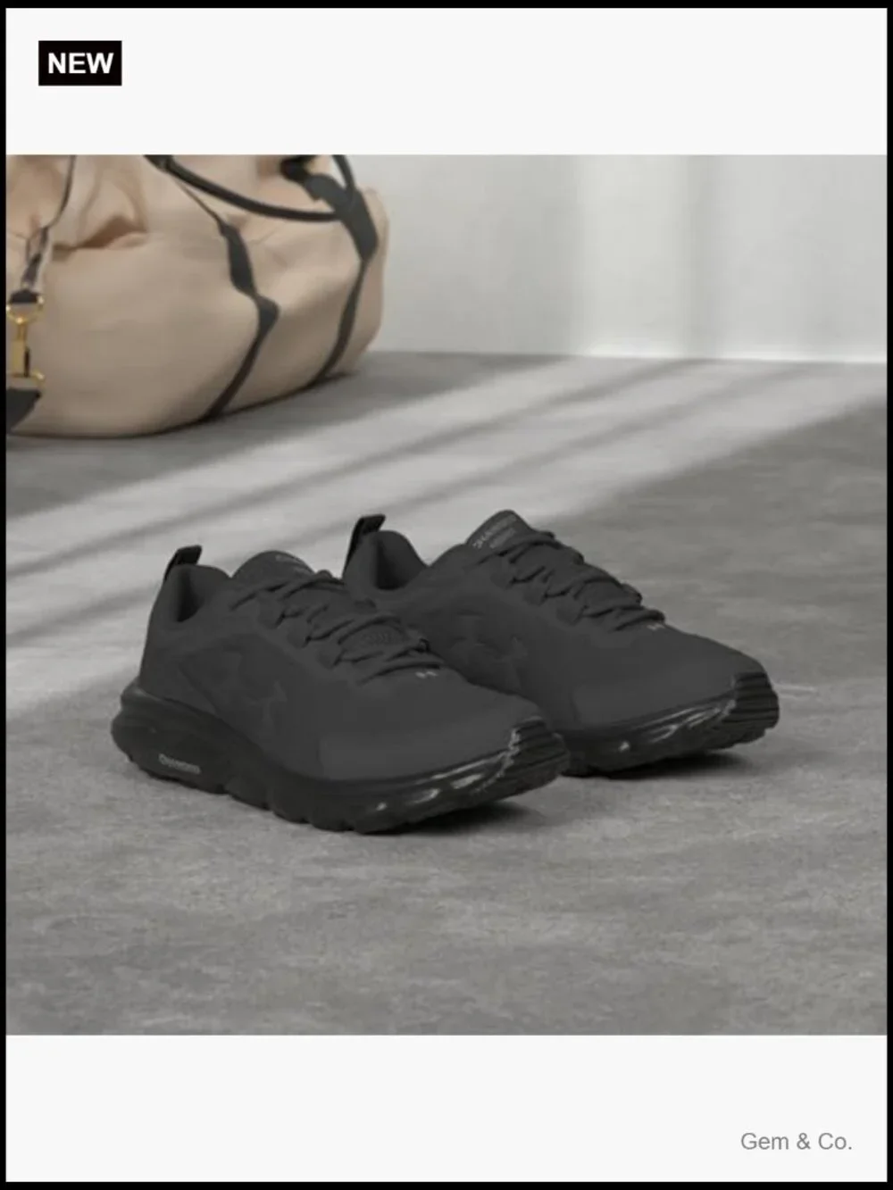 Charged Cushioning Running Shoes with Leather Overlays